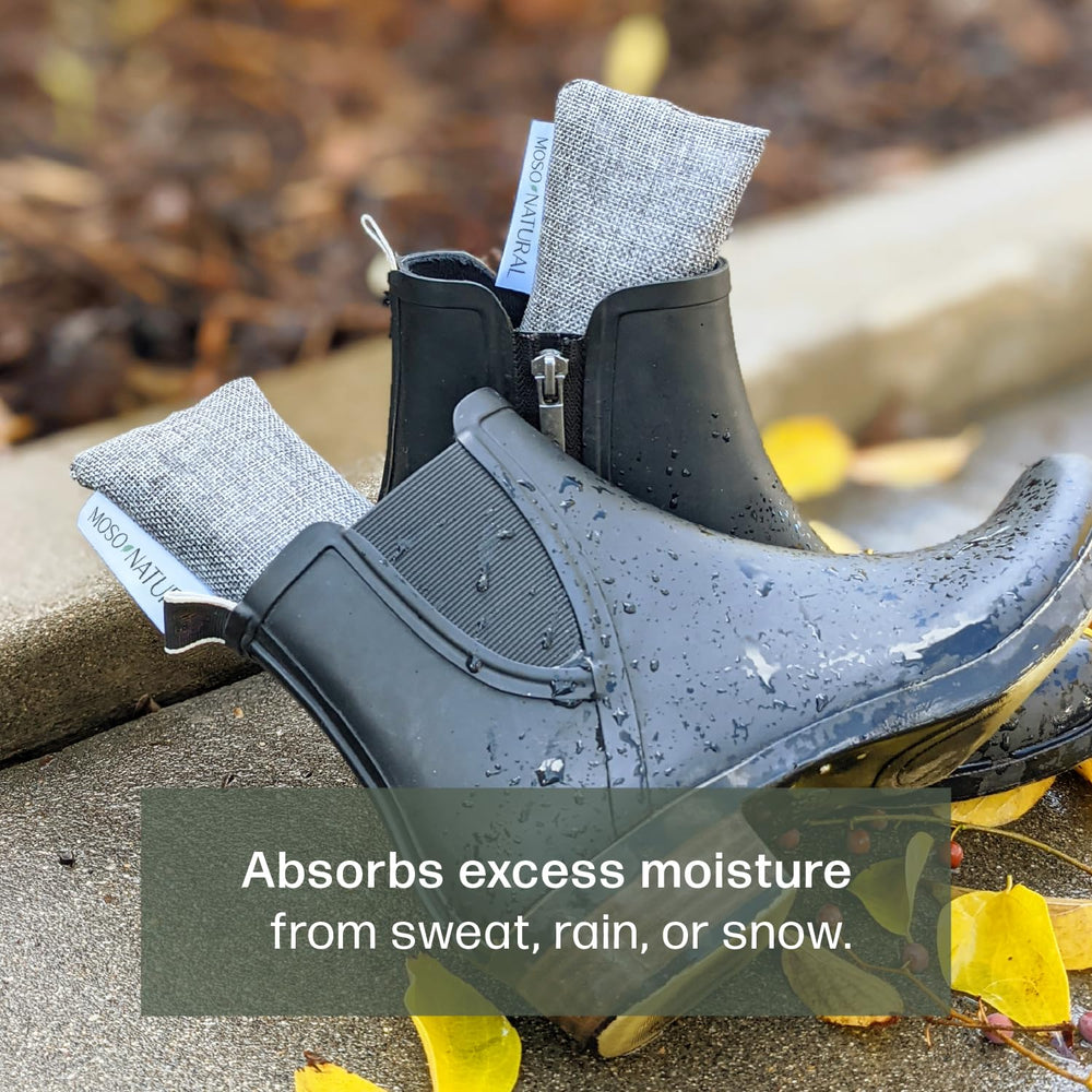 Moso Natural bamboo charcoal recharge in sunlight for reuse