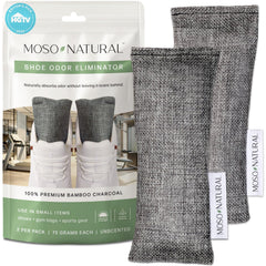 Moso Natural shoe deodorizer inserts for fresh footwear and odor control