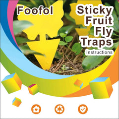 Mosqueda butterfly-shaped trap in yellow sticky film for targeted pest control.