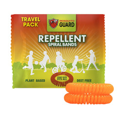 Mosquitoguard kids wrist-bracelet provides comfortable, DEET-free protection for active days.