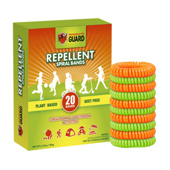 Mosquito Guard travel-pack bracelets provide convenient outdoor protection for families.