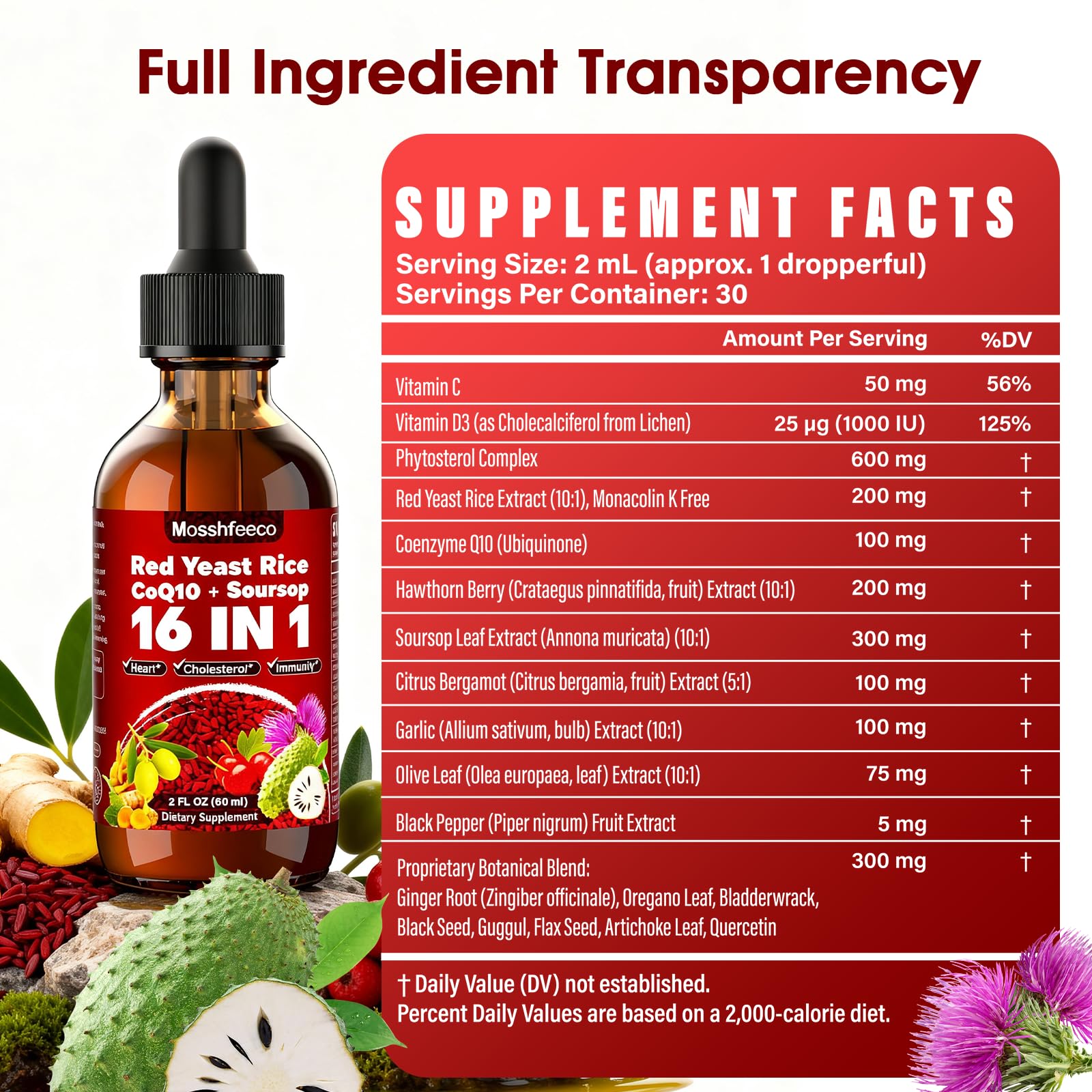MOSSHFEECO Vitamin D3 1000 IU bottle supports immune function
