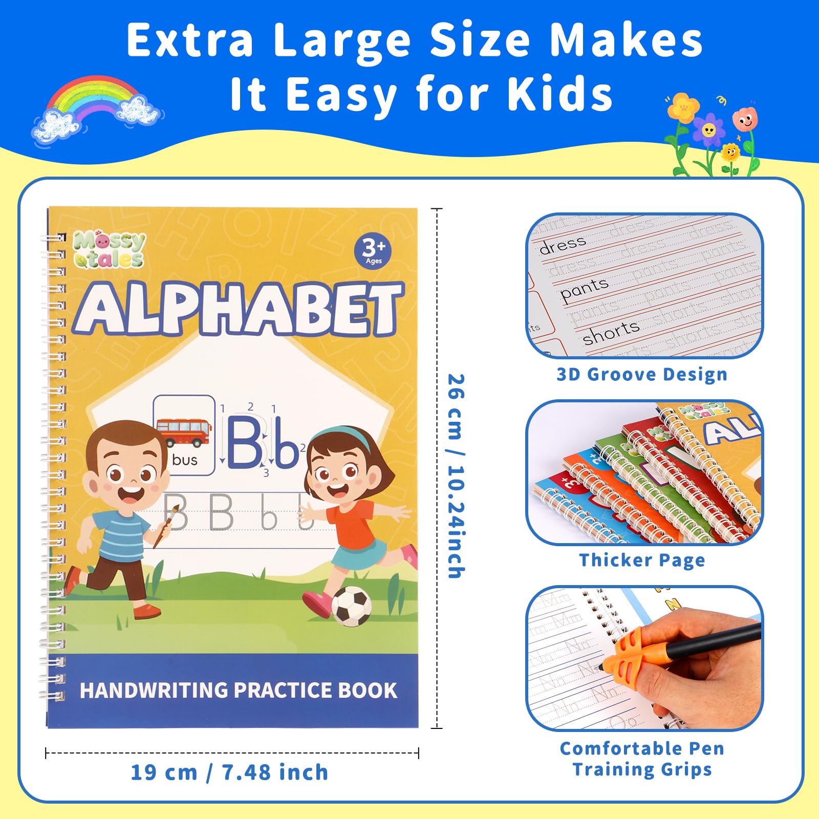 Mossytales Alphabet Activity Pages provide engaging practice for early learners.
