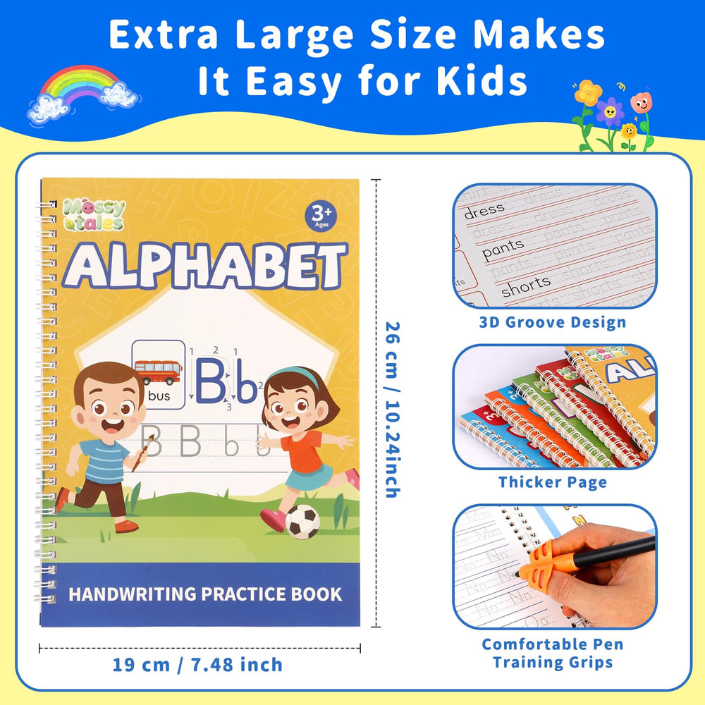 Mossytales Alphabet Activity Pages provide engaging practice for early learners.