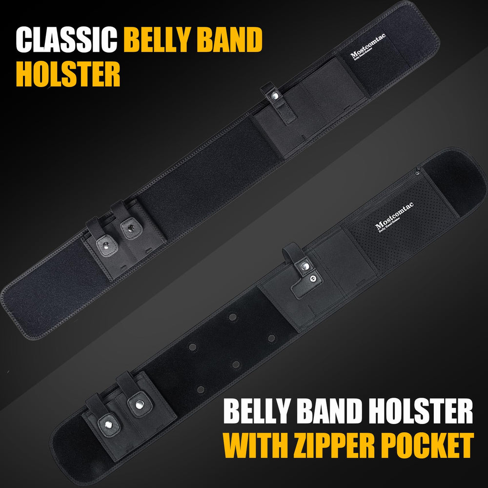 Mostcomtac Belly Band Holster includes a 2-in-1 magazine pouch design.