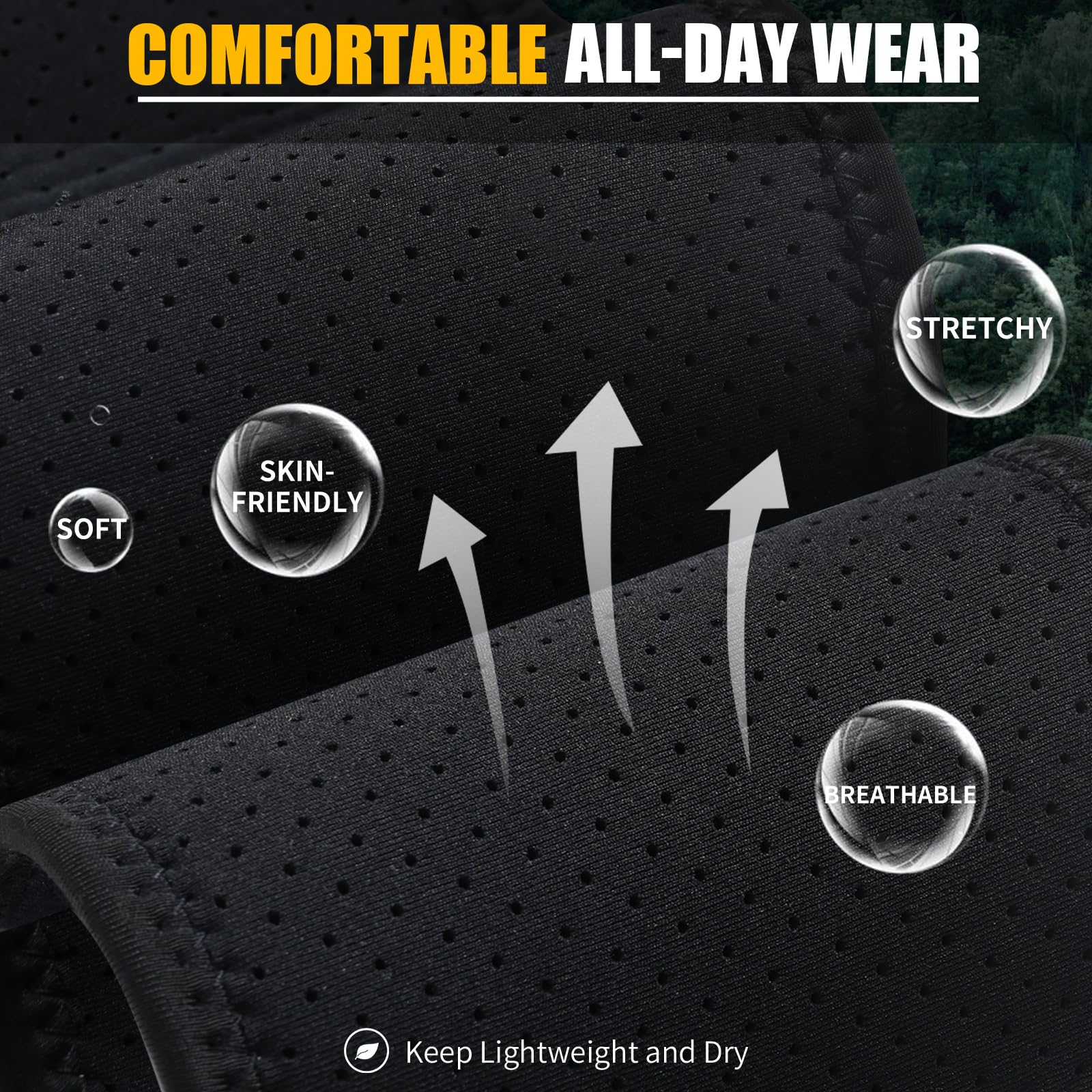 Mostcomtac Belly Band Holster shows adjustable Velcro for a secure fit.
