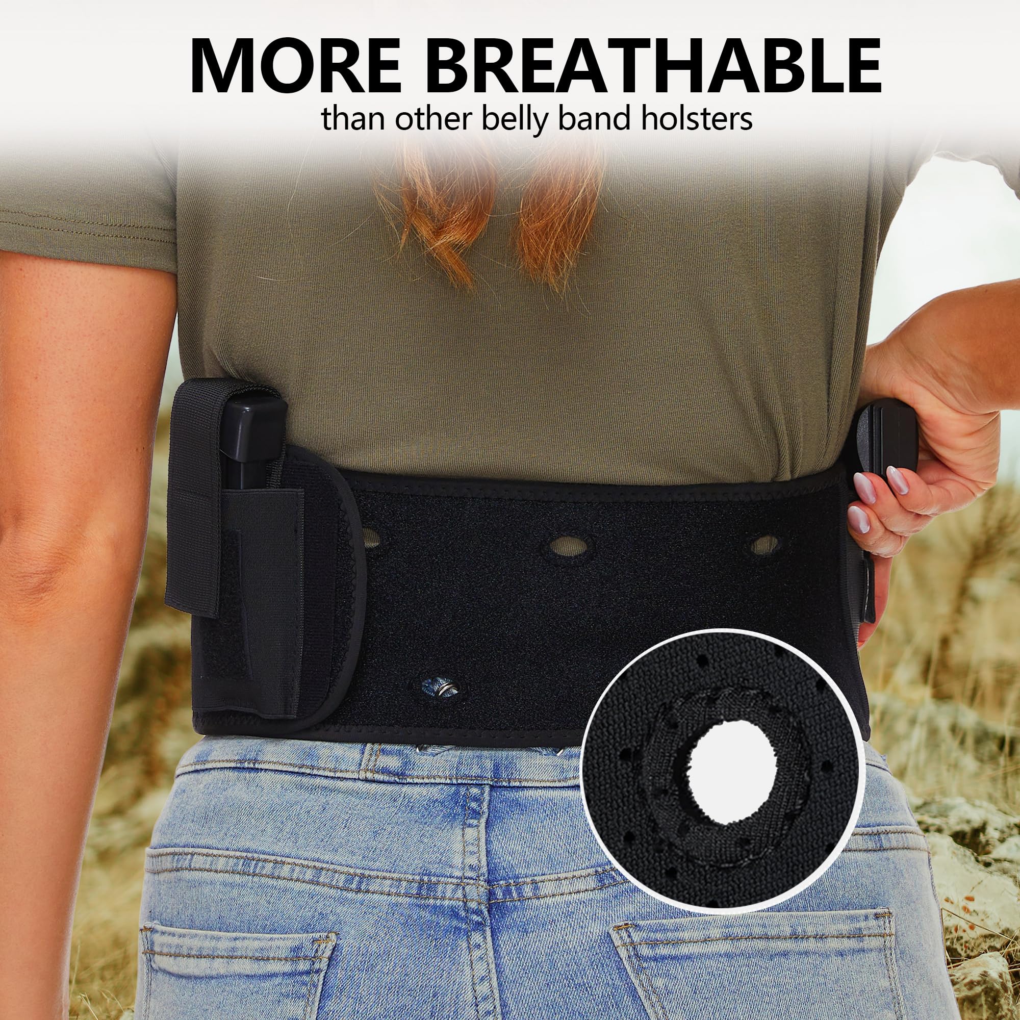 Mostcomtac belly band holster unisex fit suits everyday carry needs