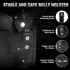 Mostcomtac belly band holster zip phone pocket keeps essentials secure.