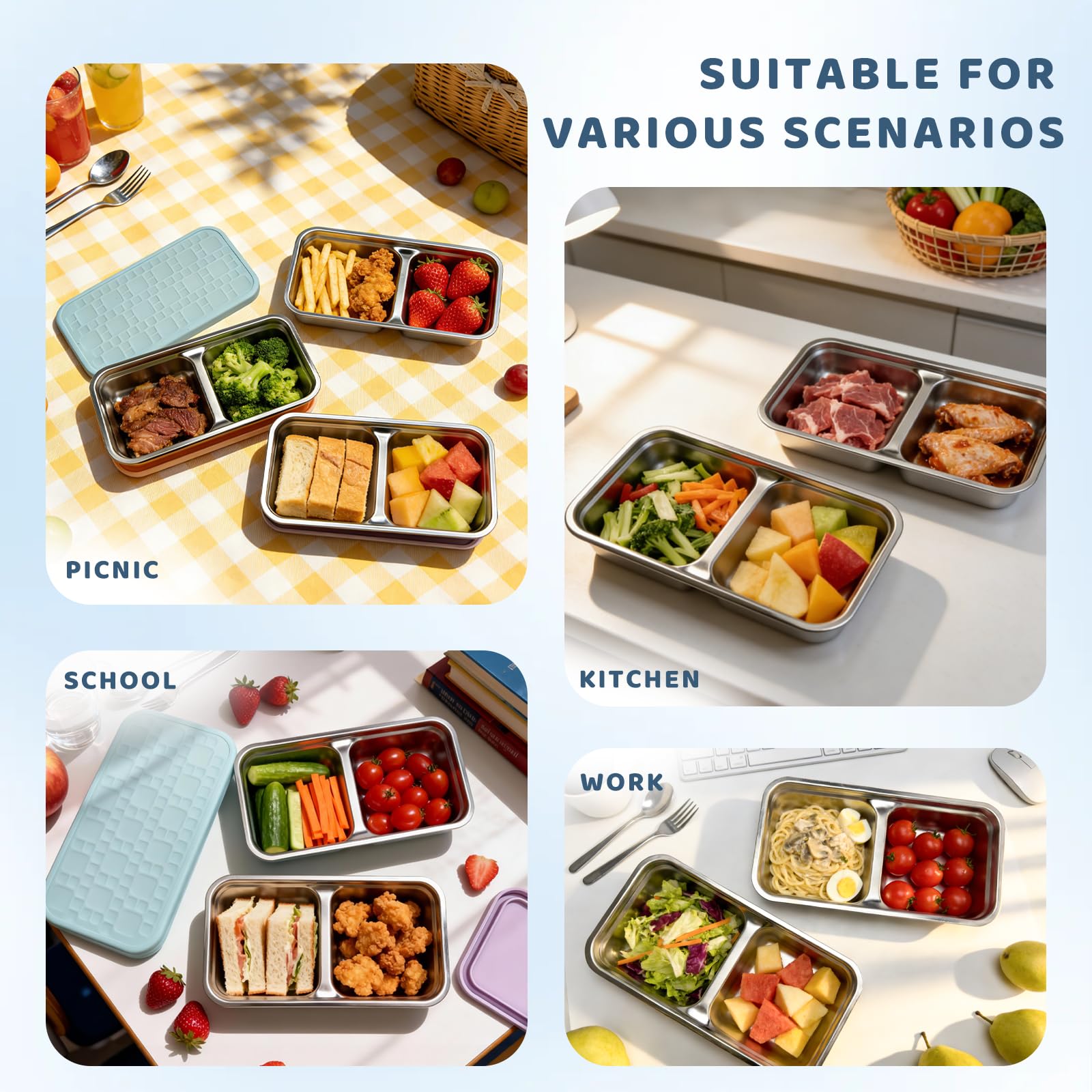 Mostdream eco-friendly reusable containers offer a plastic-free solution for families.