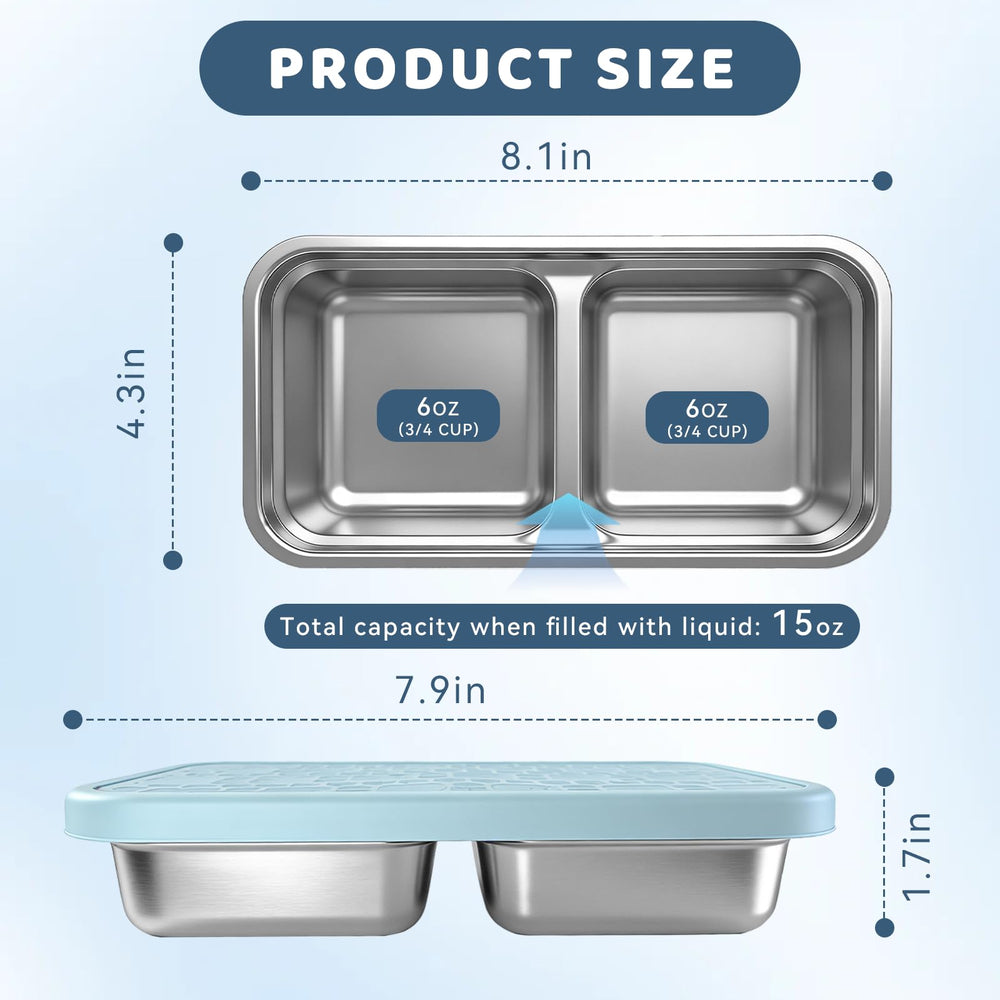Mostdream two-compartment stackable lunch box highlights organized meals on the go.