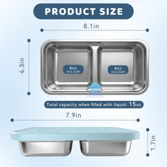 Mostdream two-compartment stackable lunch box highlights organized meals on the go.
