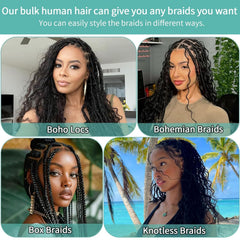 MOTFIN wet and wavy braiding hair in use supports versatile styling options