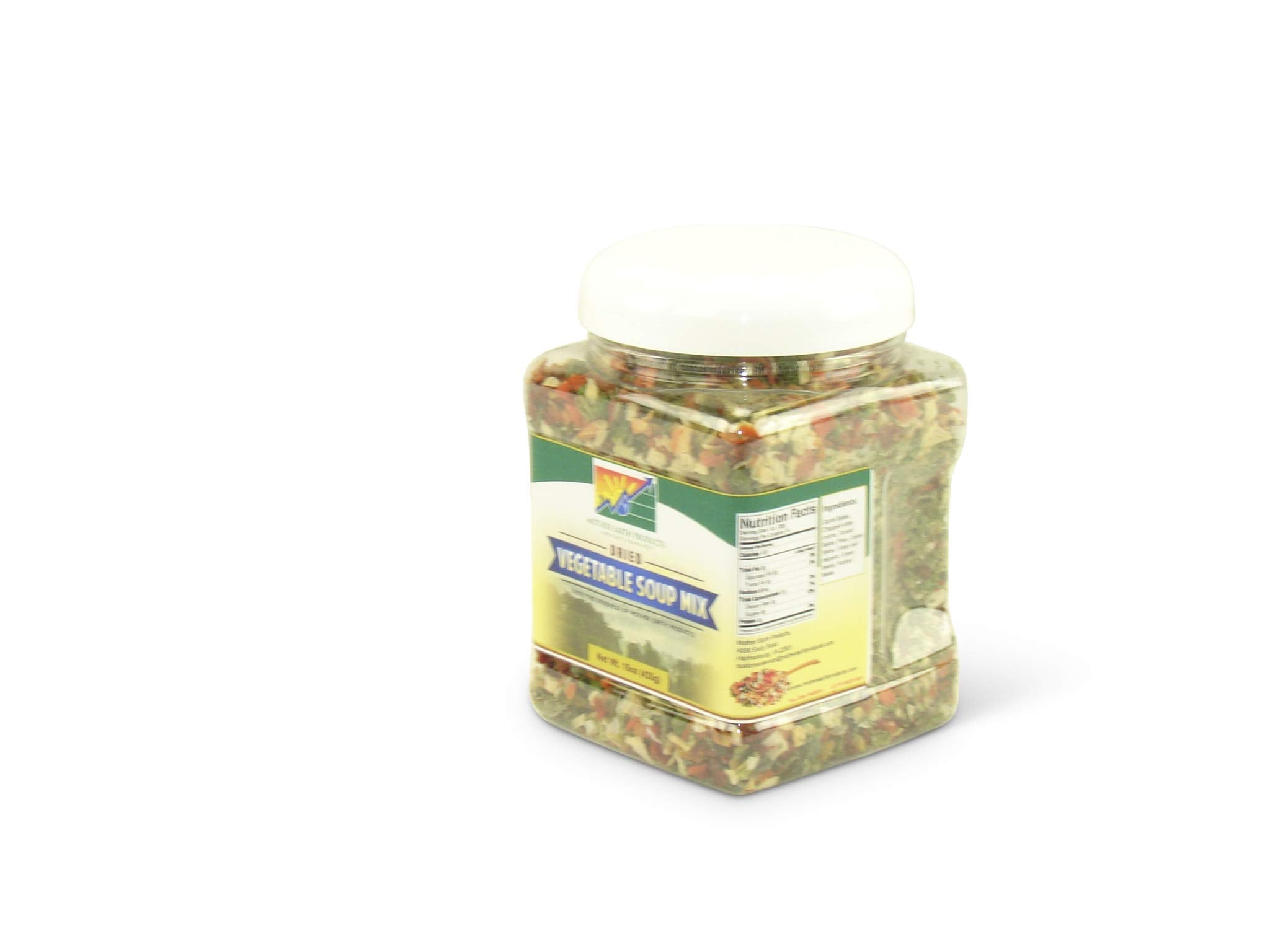 Mother Earth Dried Vegetable Soup Mix in bowl, hearty base for quick dinners