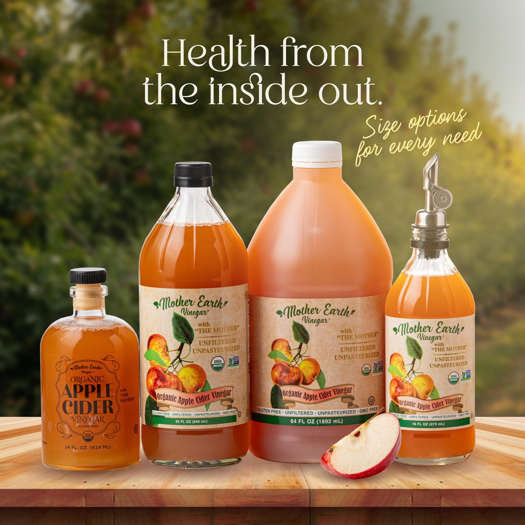 Mother Earth OU Kosher label on bottle communicates trusted standards.