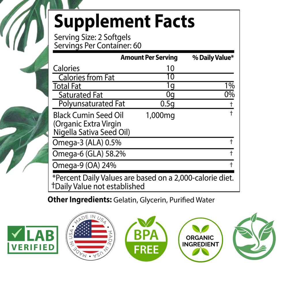 Mother Nature Organics packaging box convenient two-month supply ready for shelf.