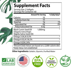 Mother Nature Organics packaging box convenient two-month supply ready for shelf.