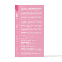 MOTHER·S DOSE HydraDose suppository in hand shows easy, hormone-free hydration