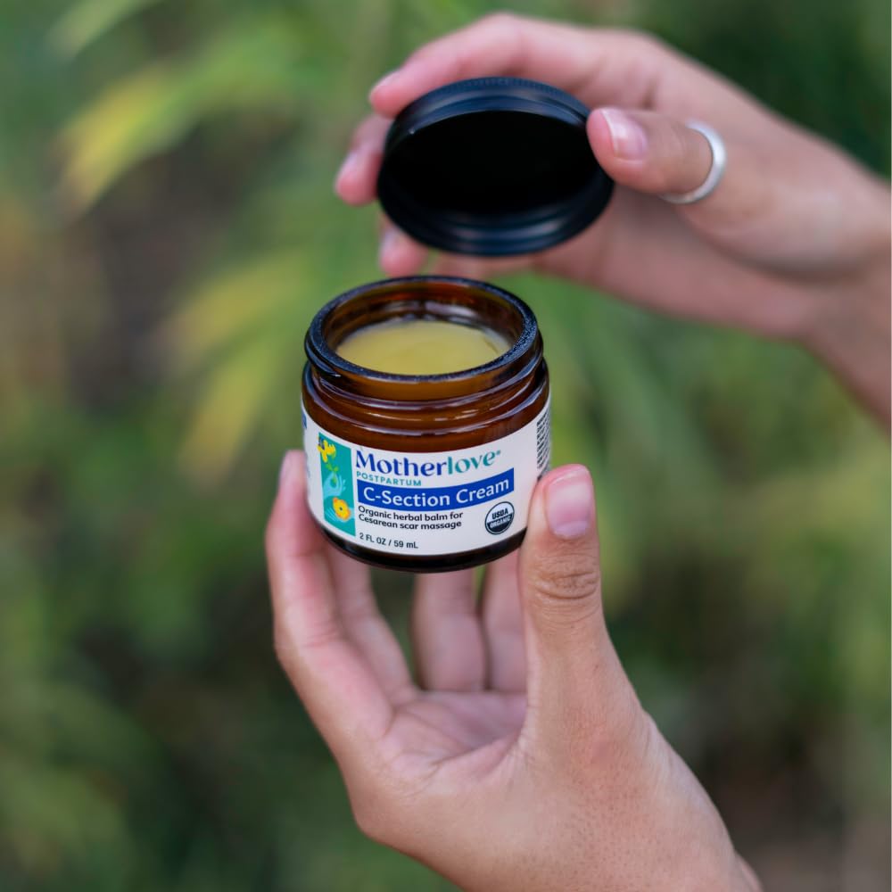 Motherlove Cream used before belly bands for smoother wear.