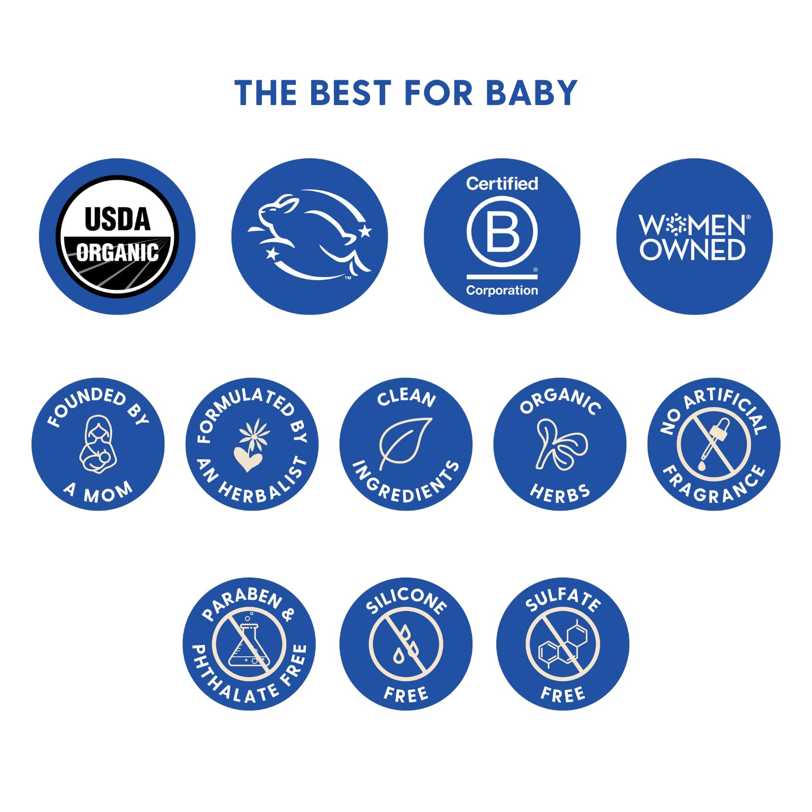 Close-up of baby skin with Motherlove Diaper Balm application.