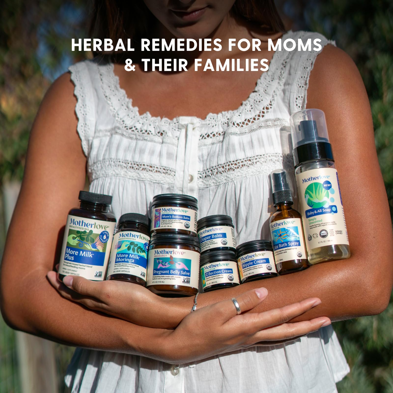 Cooling relief using Motherlove Sitz Bath Spray on a chilled menstrual pad.