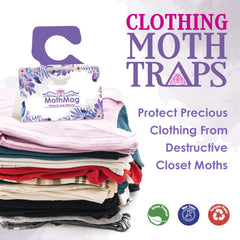 MothMag natural pheromone attractant trap lures moths for effective indoor use.