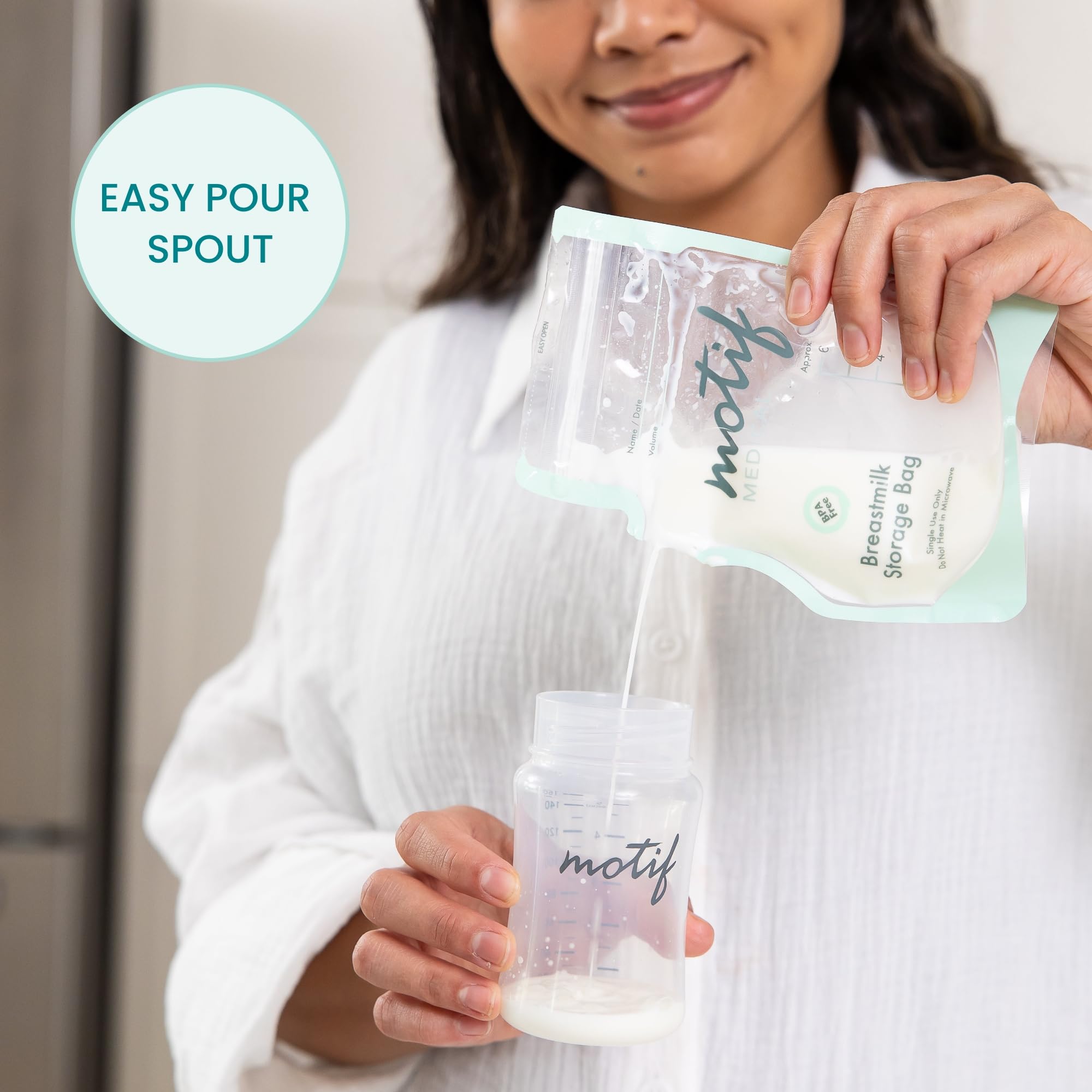 Motif Medical 6 oz capacity clearly marked for portion control.