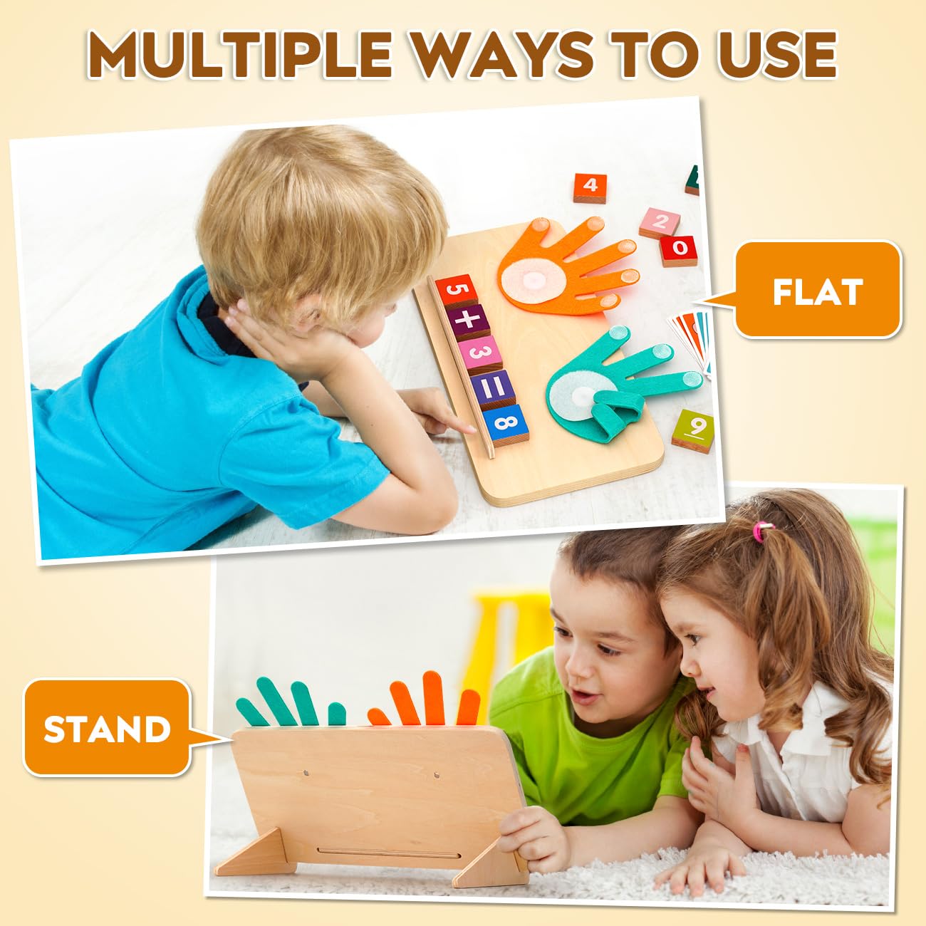 MOTREE flash cards for quick counting practice and number recognition