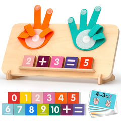 MOTREE preschool math blocks set for hands-on counting and early numeracy