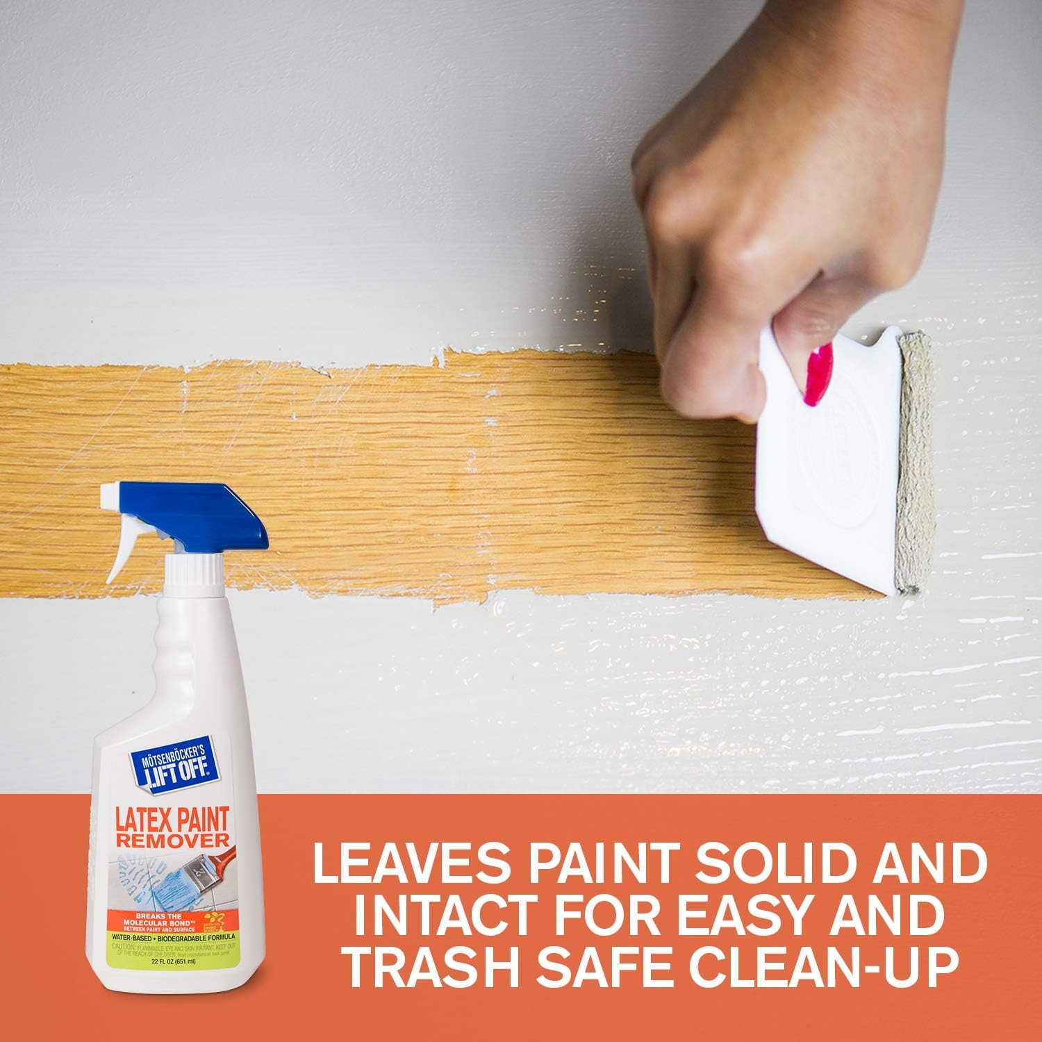 Motsenbocker's Lift Off works on upholstery and clothing for light paint stains.