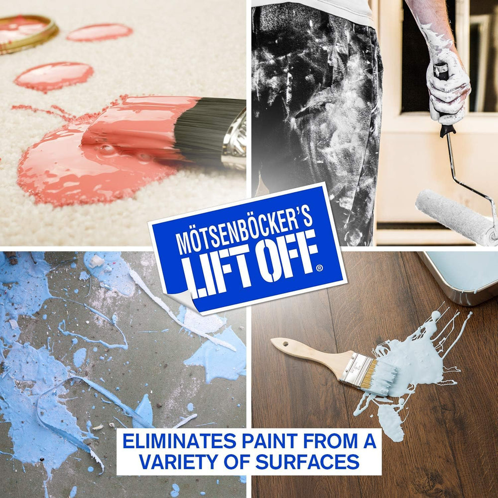 Motsenbocker's Lift Off on rollers and brushes makes cleanup easier.