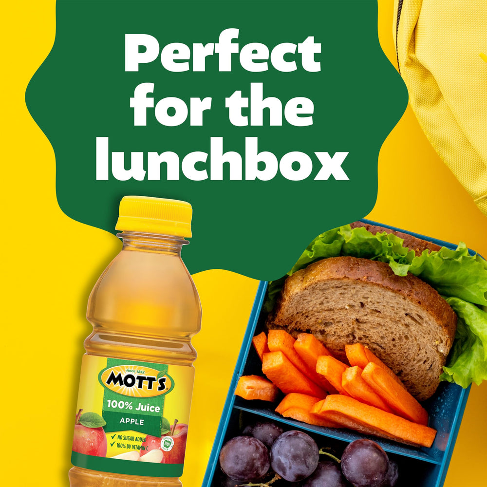 Nutrition label highlights vitamin C content in Mott's juice