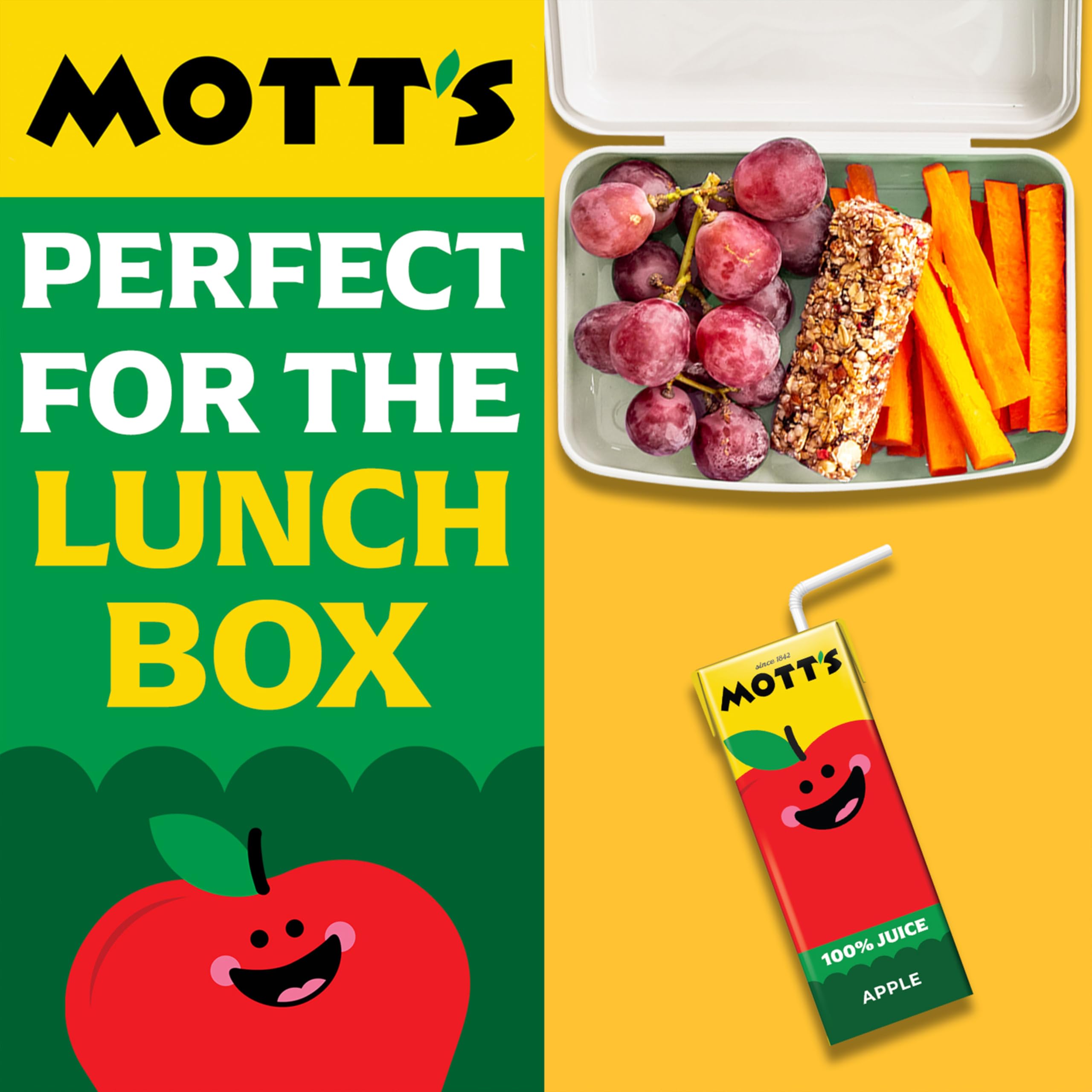 Mott's Apple Juice kosher-certified packaging visible