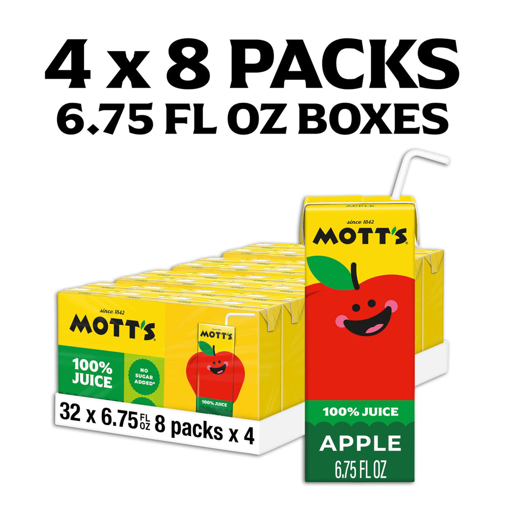 Mott's Apple Juice in a lunchbox ready for school snacks