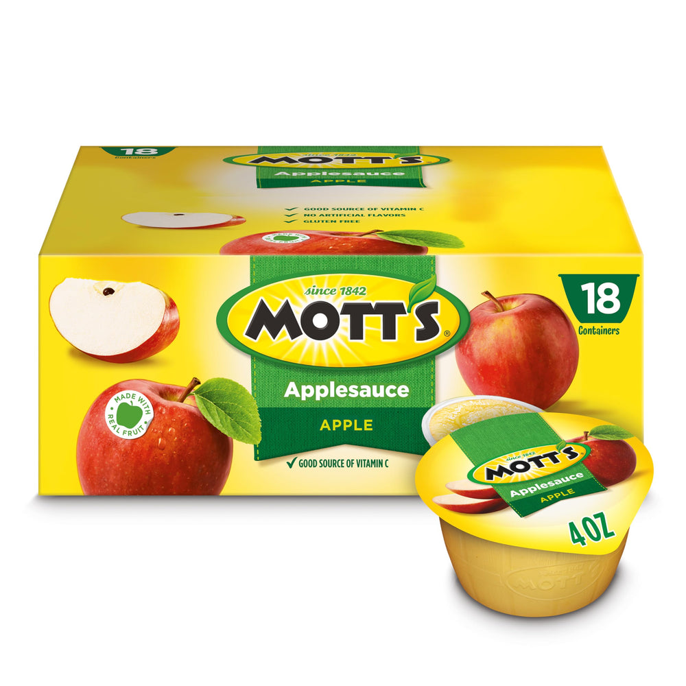 Mott's Applesauce 4oz cups for lunchboxes and on-the-go