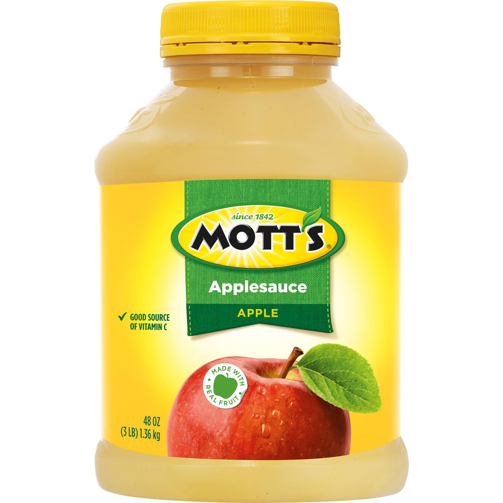 Mott's cinnamon flavor jar offers versatile topping and snacking.