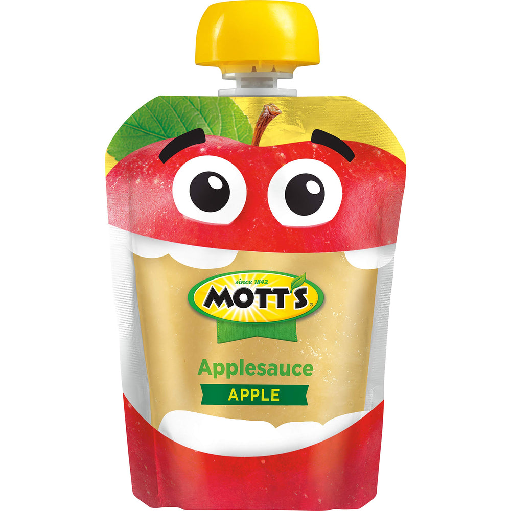 Mott's Cinnamon and Mixed Berry flavors in convenient pouches.