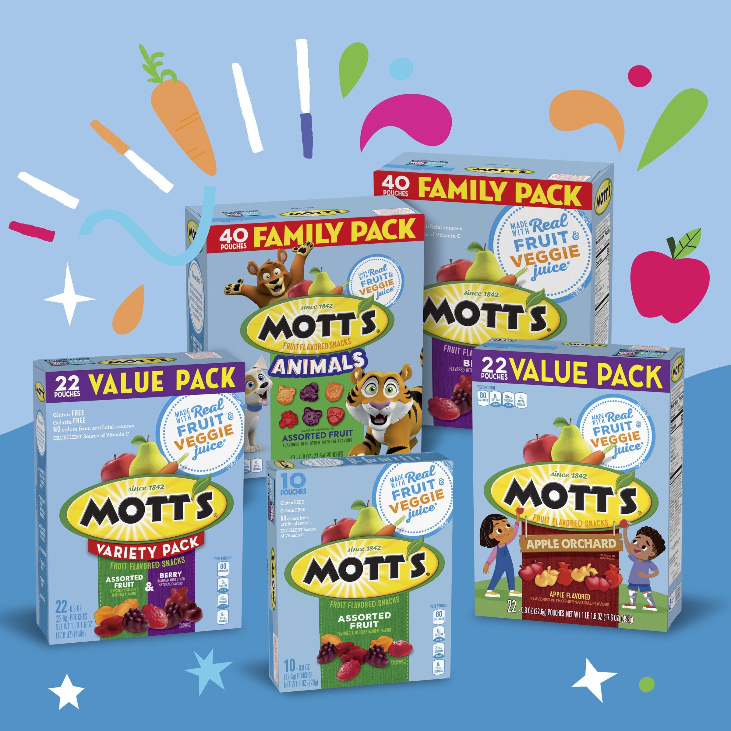 Kid-friendly shapes and flavors spark curiosity and taste