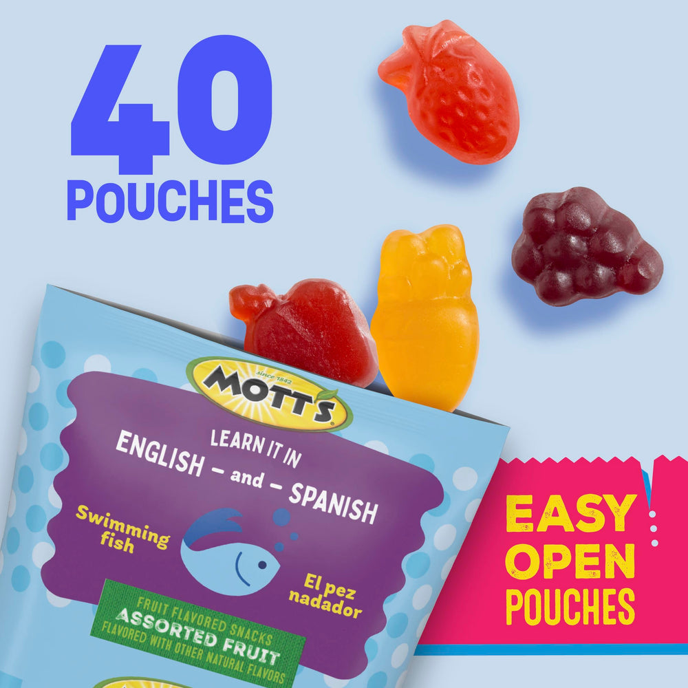 Vitamin C per pouch supports balanced snacking with fruity flavor