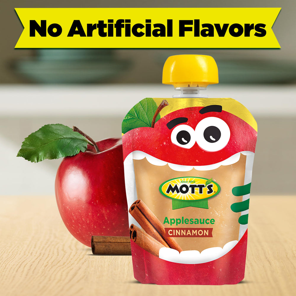 Mott's Cinnamon Applesauce lunchbox essential for busy mornings