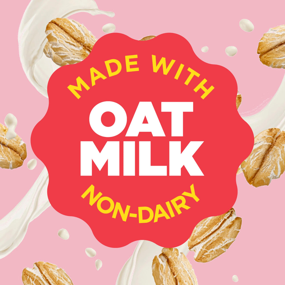 Mott’s Fruit Smoothies oatmilk base delivers dairy-free creaminess.