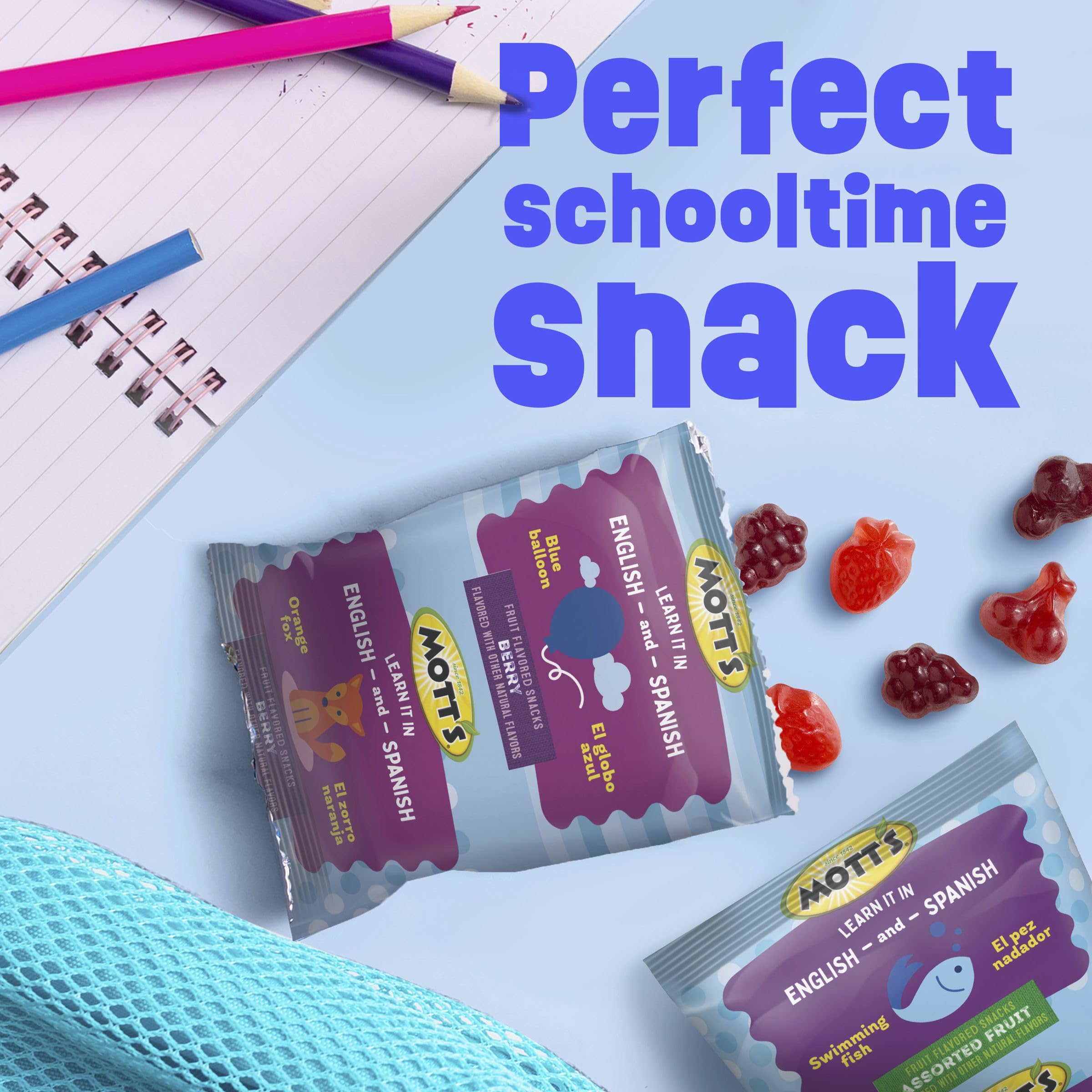 Made with real fruit juice concentrates for a fruity taste.