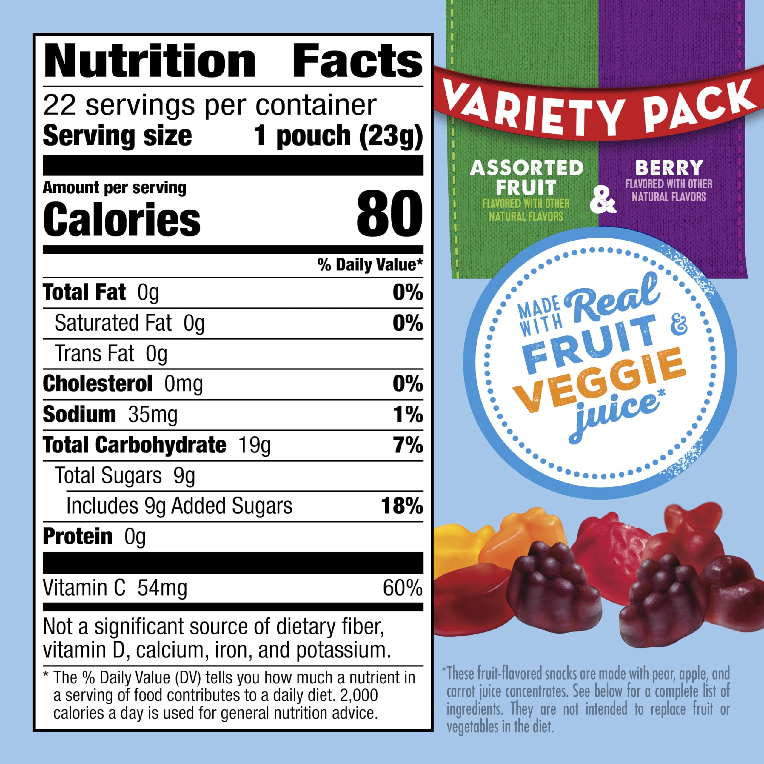 Mott's snacks in lunchbox pouches, gluten-free and gelatin-free.