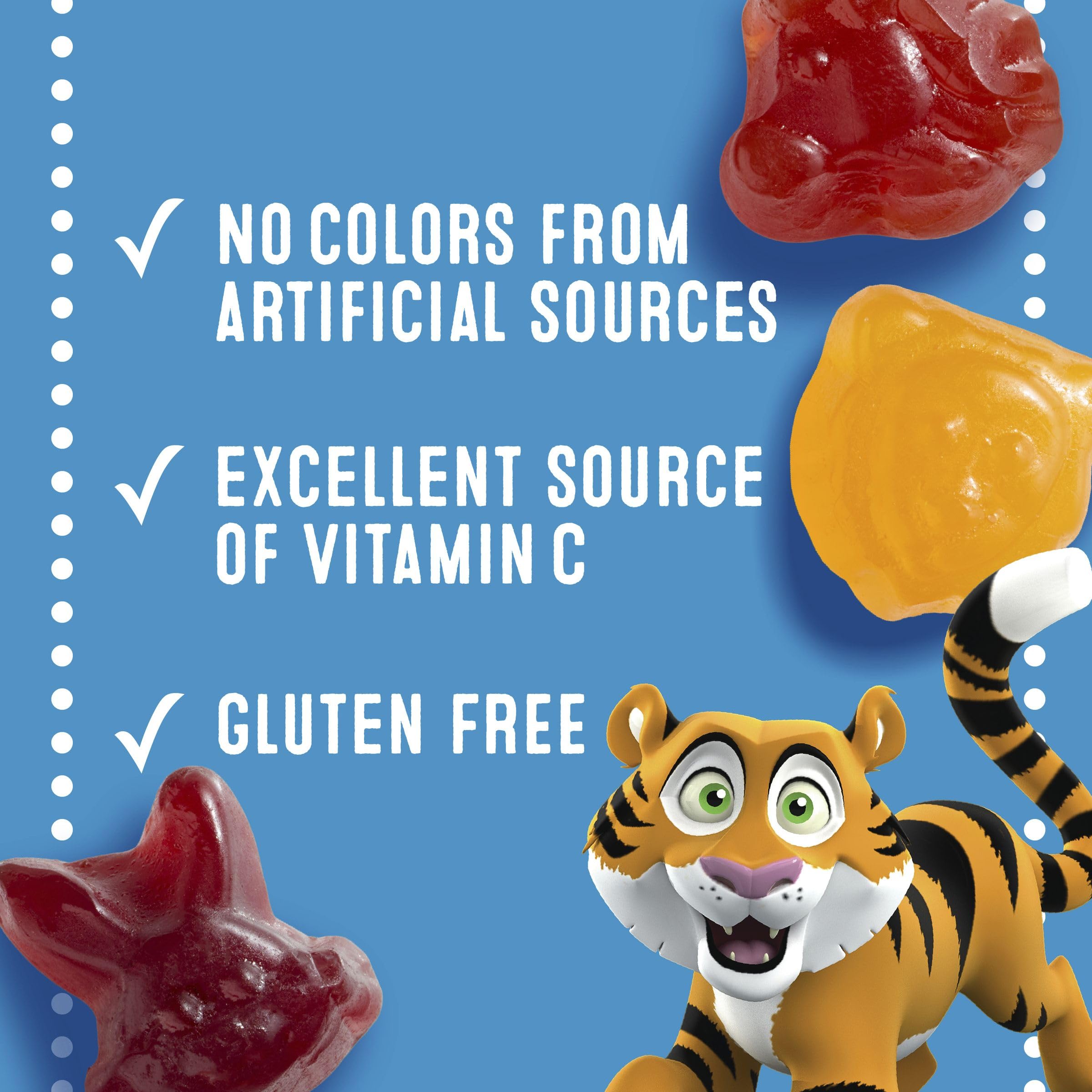 Real fruit and veggie juice concentrates power these kid-friendly snacks.