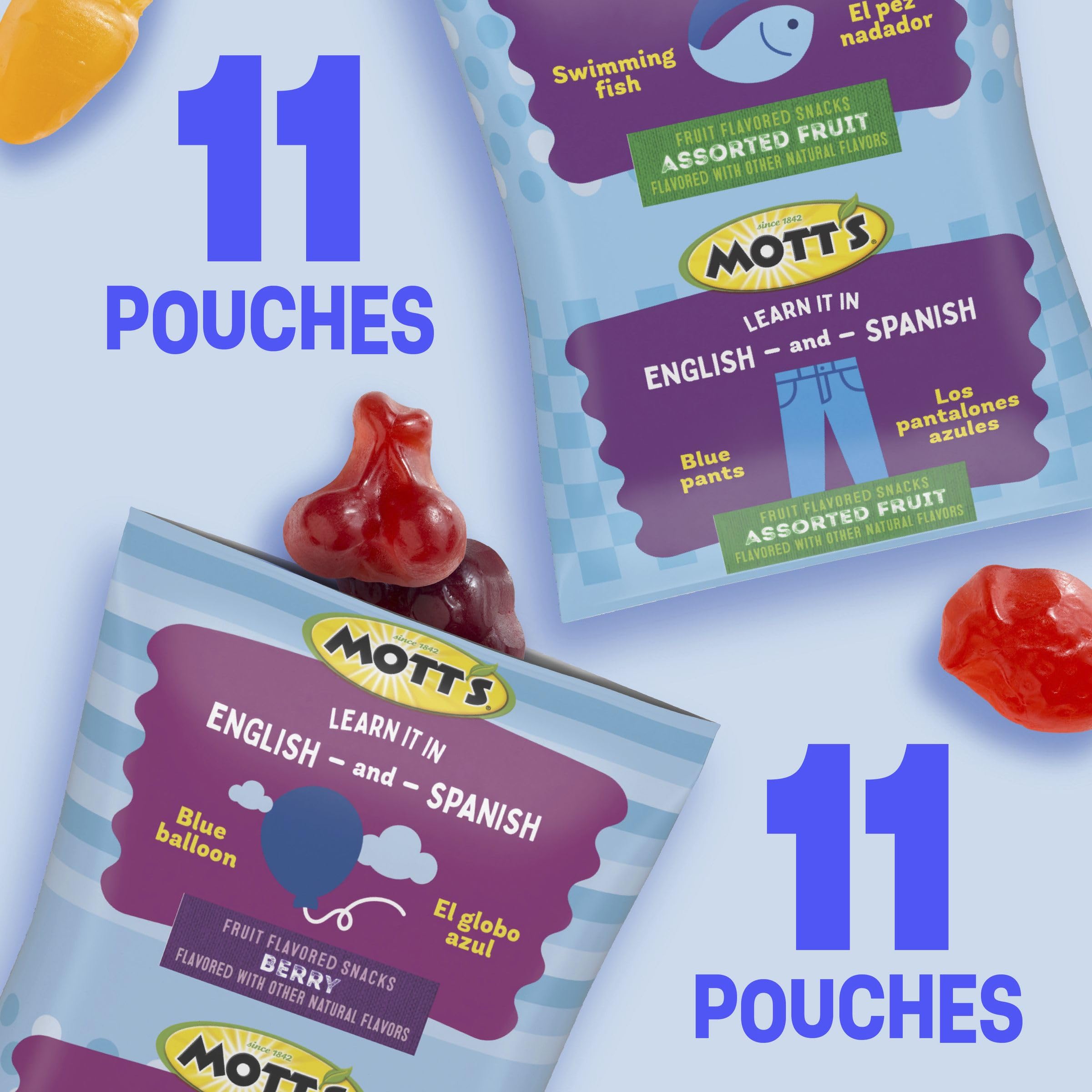 Close-up shows pear, apple, and carrot juice concentrates in each bite.