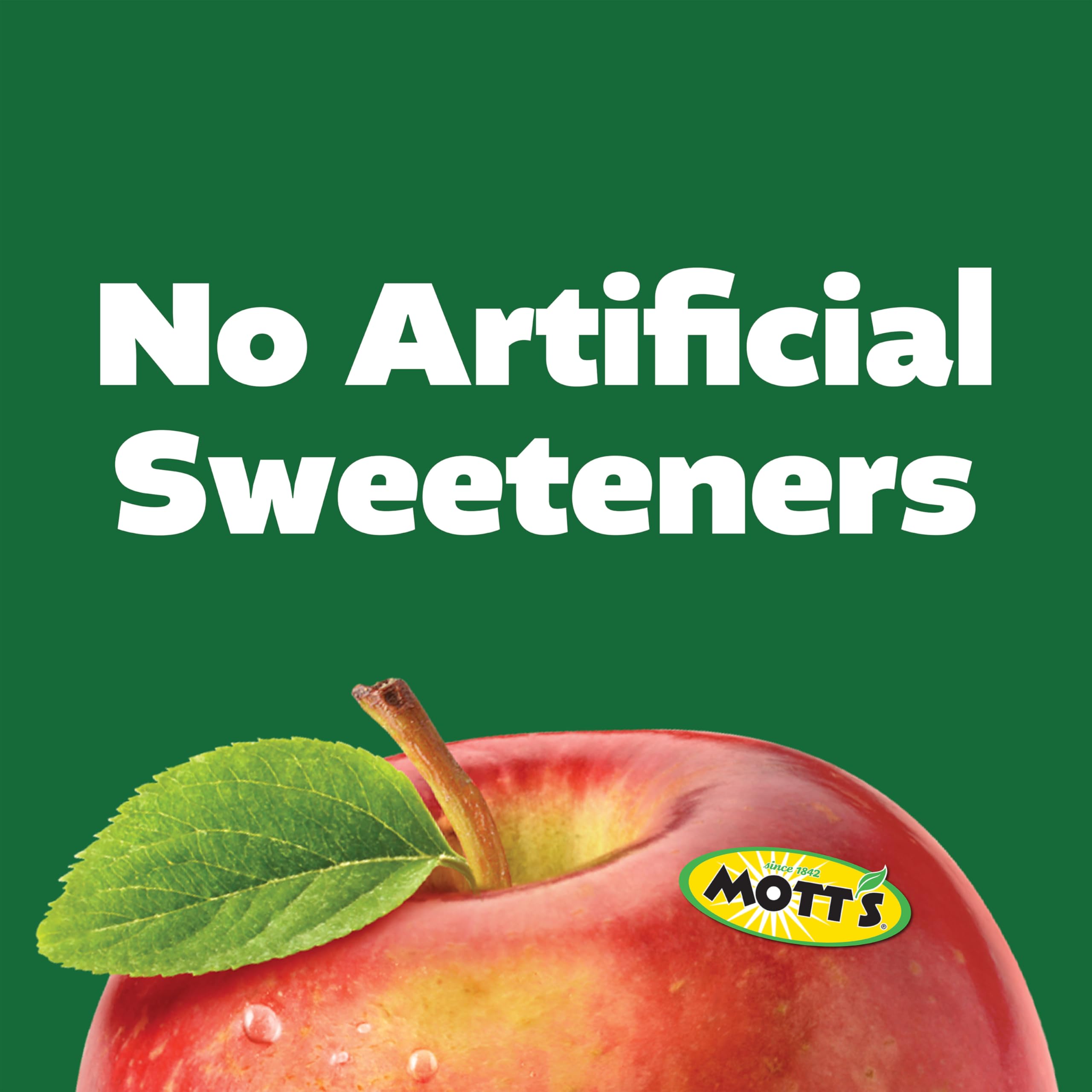 Carton display of Mott's juice in a grocery aisle