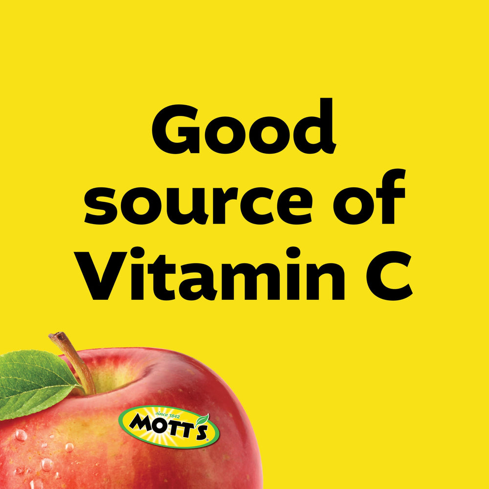 Mott's Original Applesauce ripe apple flavor enjoyed by kids and adults.