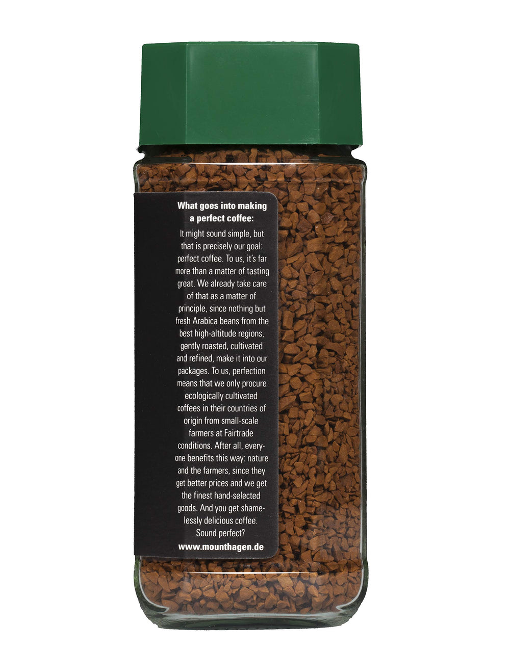 Gluten-free OU Kosher certification on Mount Hagen packaging for inclusive options
