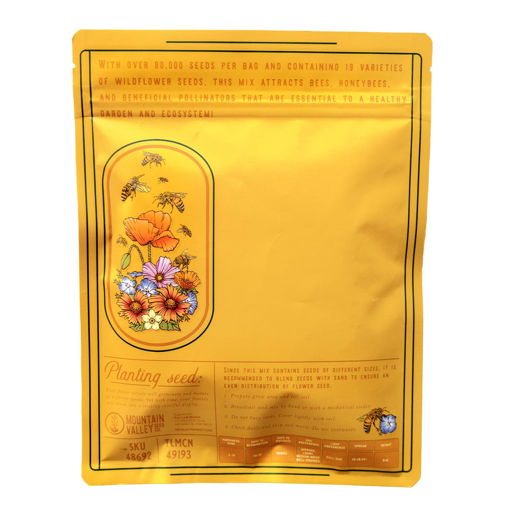 Mountain Valley Seed Company Red Corn Poppy seeds ignite vibrant red color