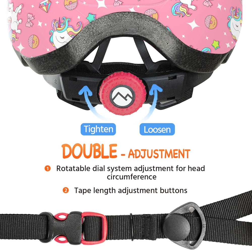 Mountalk helmet ventilation system with 11 vents keeps heads cool.