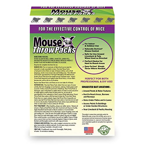 Open MouseX Throw Pack reveals a ready-to-use rodent control solution.